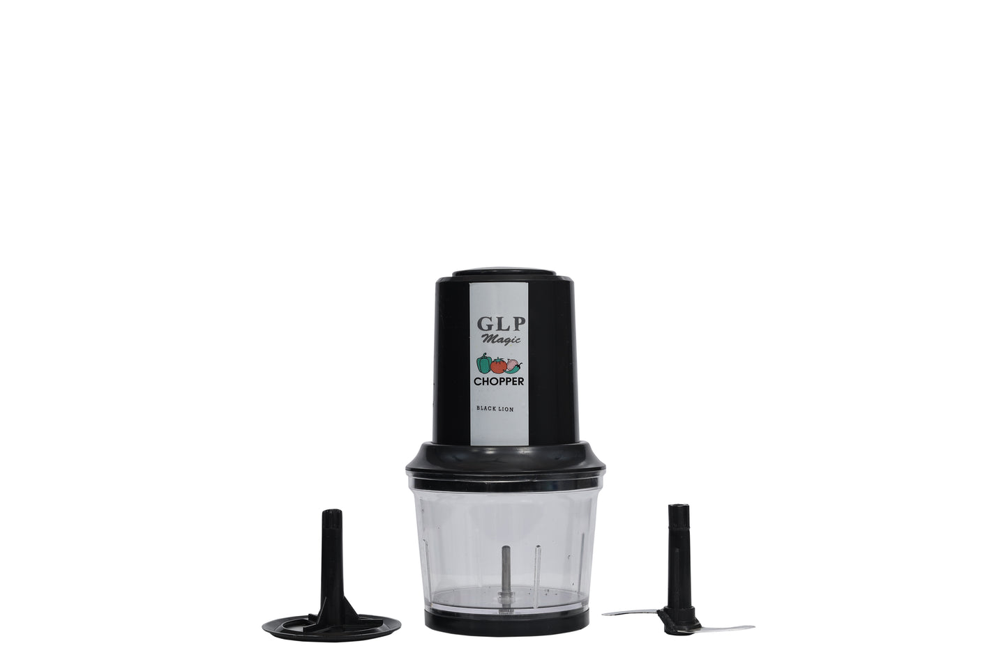 GLP MAGIC BLACK VEG CHOPPER BLACK LION 300 W FREE SHIPPING IN INDIA MRP RS.2300/- MODEL G-MABVC-27. GET COUPEN WORTH RS.100/- FOR YOUR NEXT PURCHASE