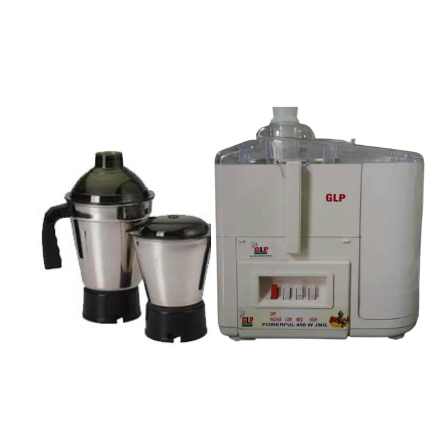 GLP SPECTRA JMG  600 W (2 STAINLESS STEEL JARS)  (FREE SHIPPING IN INDIA)  MRP RS.5500/-MODEL NO.  SJPMG-2J-54.    GET A COUPEN OF RS.200/- FOR YOUR NEXT PURCHASE.